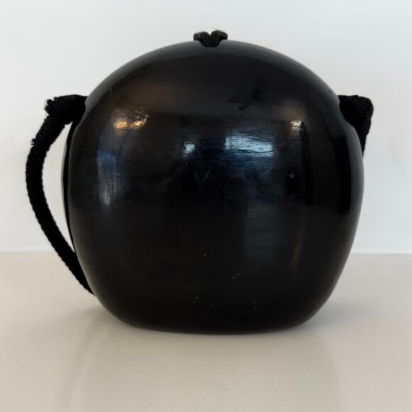 Timmy Woods Stars and Moon Wood Clutch Minaudiere Crossbody Bag Gold Black - Picture 5 of 14